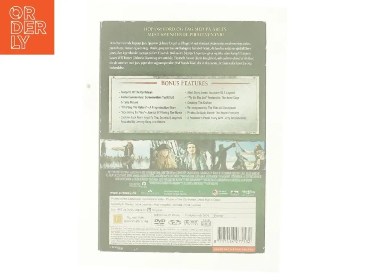 Billede 2 - Pirates of the Caribbean 2: Dead Man&#39;s Chest (Pirates of the Caribbean 2: Død Mands Kiste) fra DVD