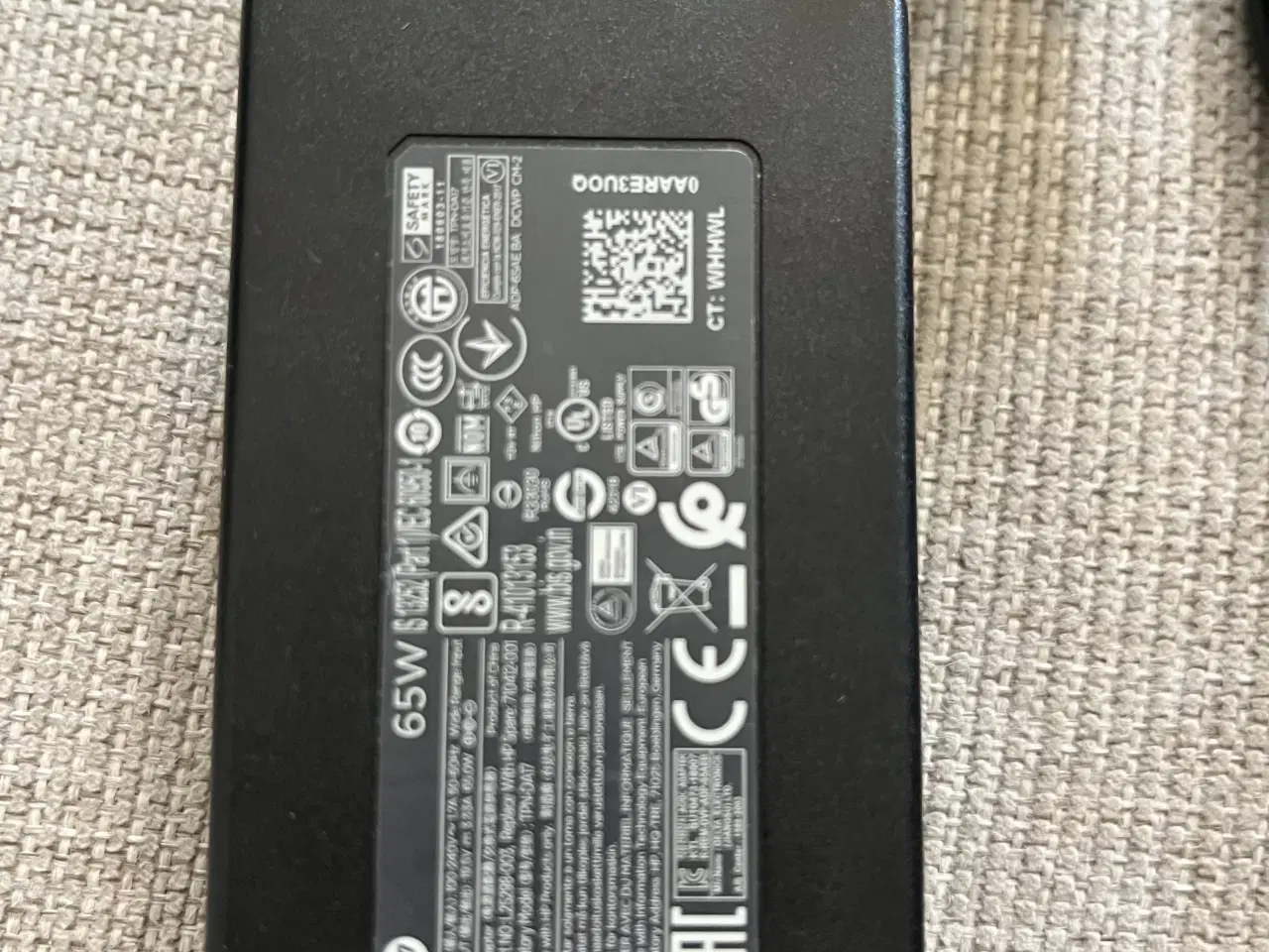 Billede 2 - HP oplader 65W 4,5mm