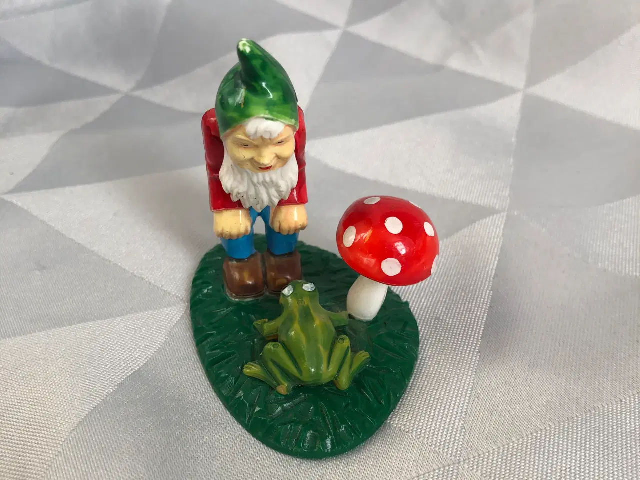 Billede 20 - Lille julemand med en frø og svamp