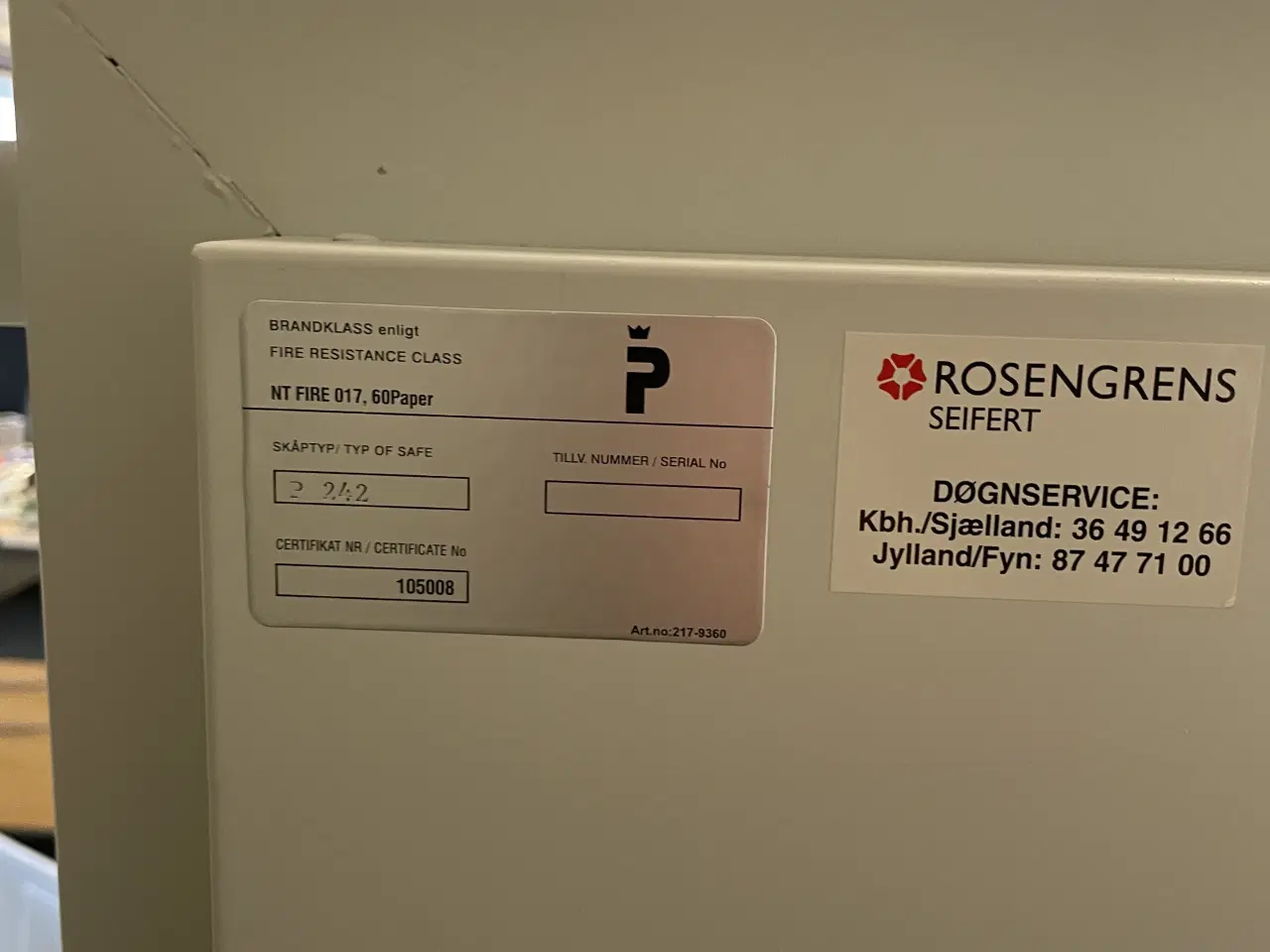 Billede 1 - Pengeskab - BYD