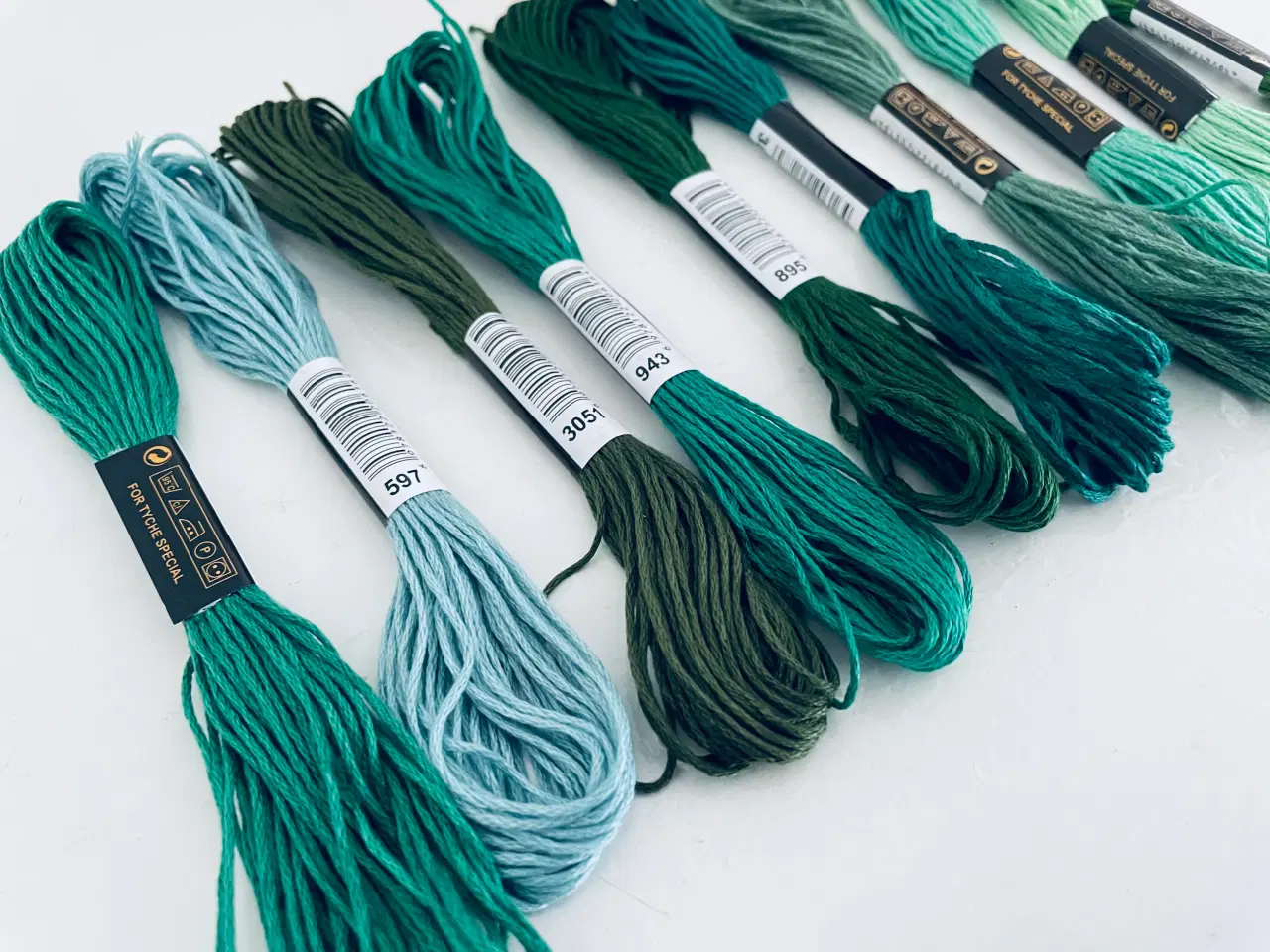 Billede 2 - Blandet broderigarn i bomuld 