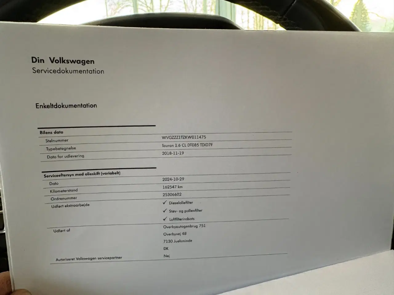 Billede 14 - VW Touran 1,6 TDi 115 Comfortline DSG 7prs