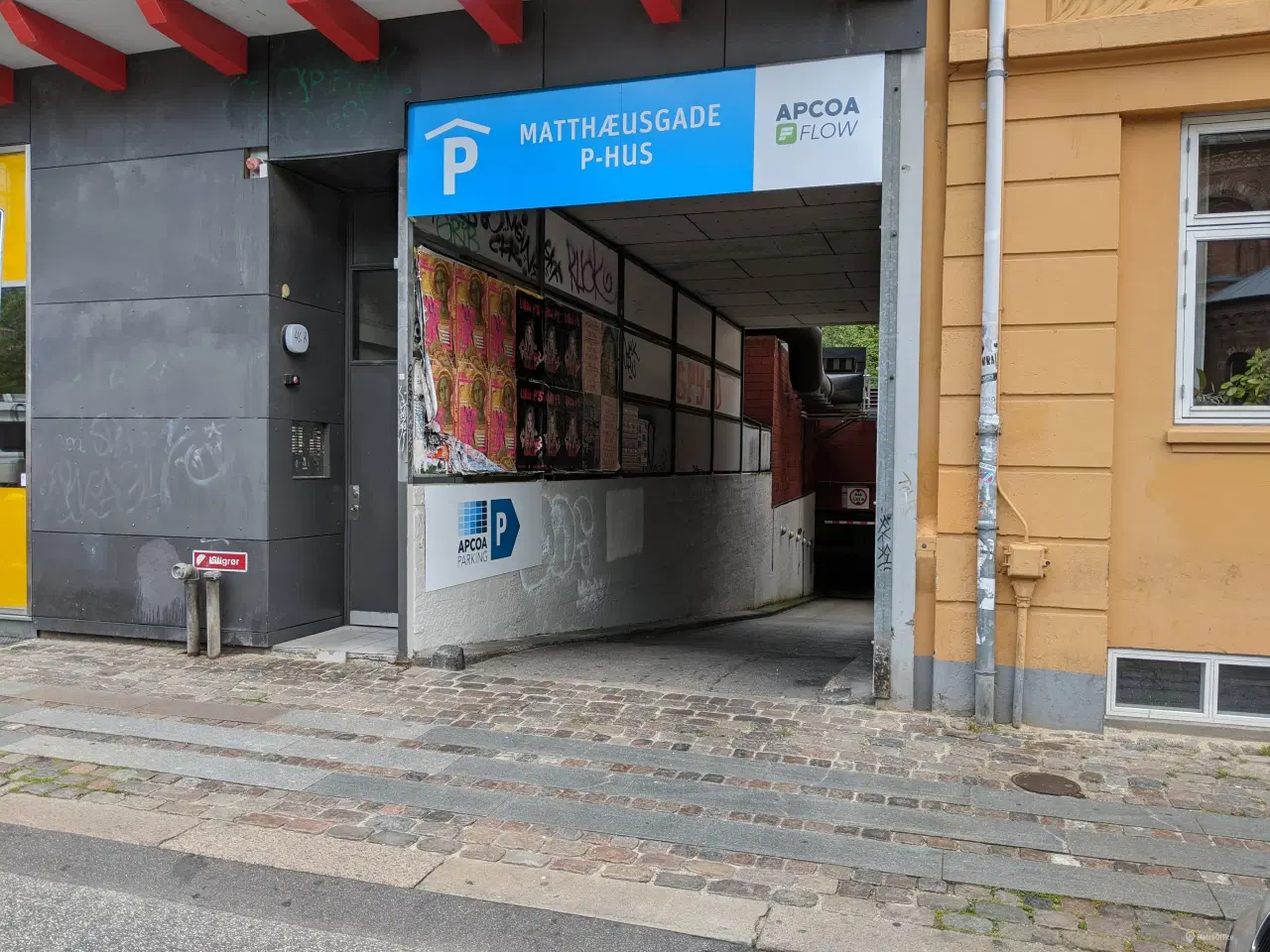 Billede 1 - Parkering ved Matthæusgade P-hus