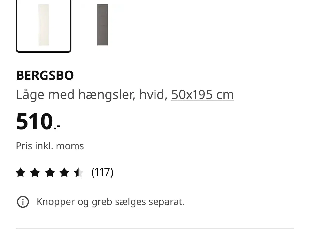 Billede 7 - Ikea Pax låger “Bergsbo”