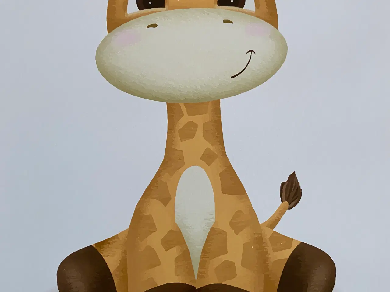 Billede 2 - Børneplakat med giraf 40x50