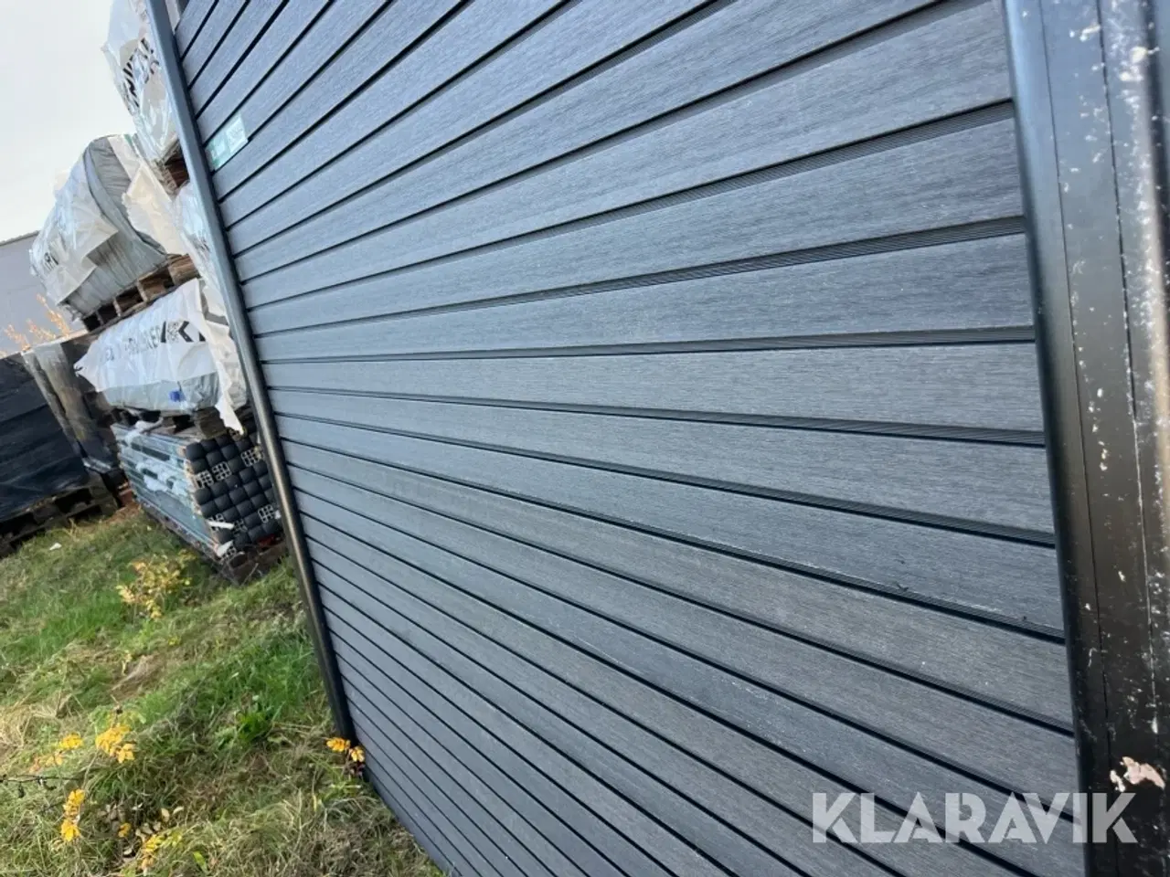 Billede 8 - Komposit hegn Kirkedal Grå/sort 10 fag