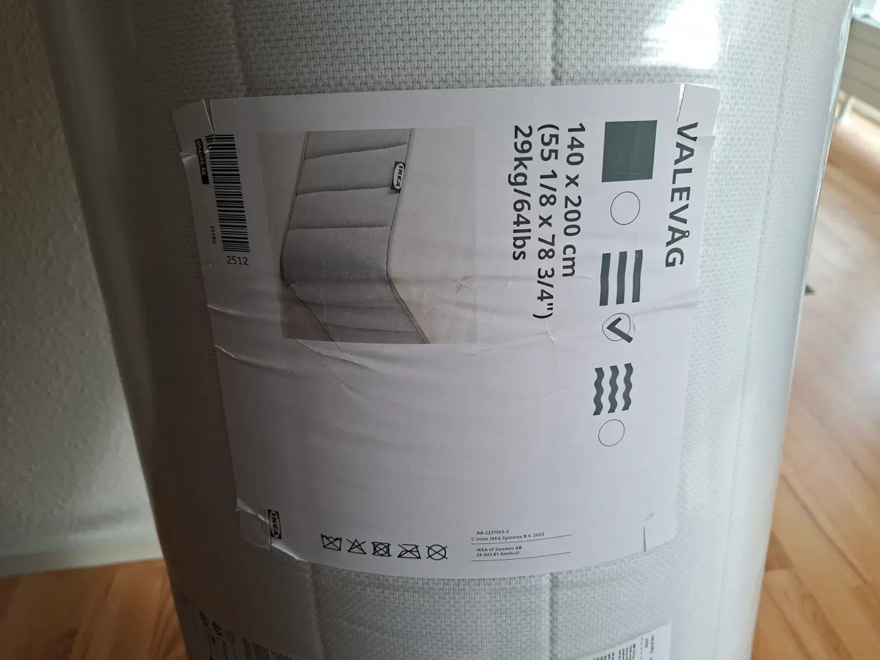 Billede 2 - IKEA Valevåg Pocket Spring Mattress – Brand New, S