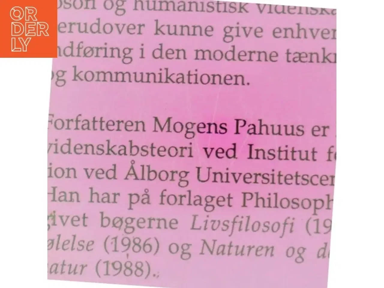 Billede 3 - Mennesket og dets udtryksformer af Mogens Pahuus (Bog)
