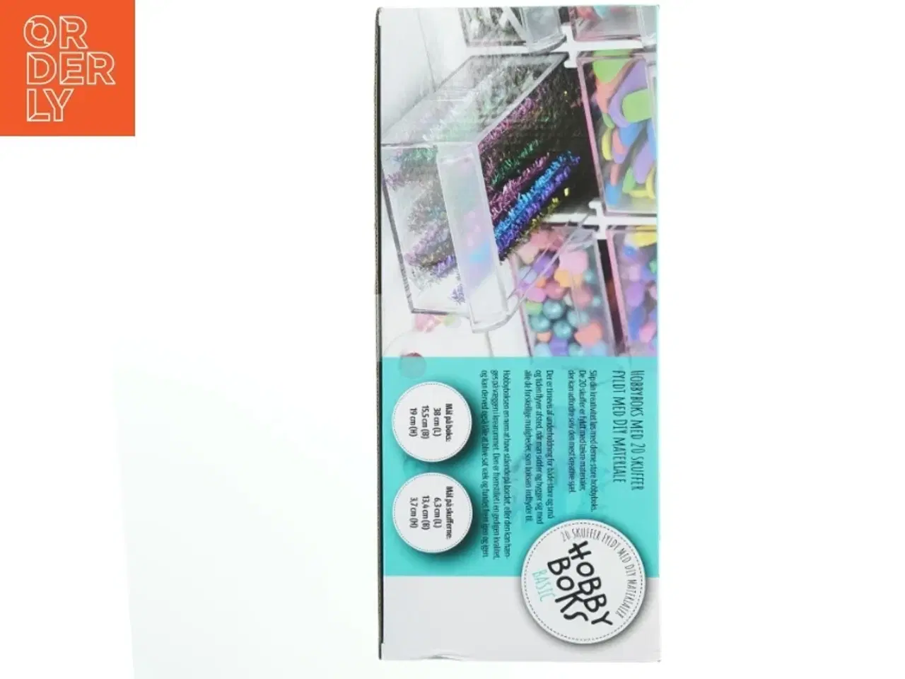 Billede 2 - Hobbyboks Basic med 20 skuffer, aldrig åbnet fra Nimo (str. 6,3x13,4x3,7 cm)