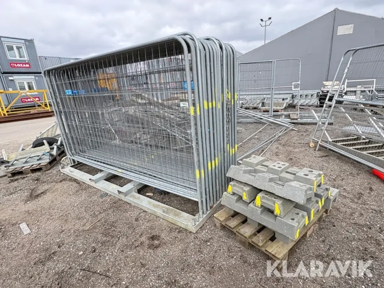 Billede 1 - Byggepladshegn og fødder 25 fag og 50 fødder