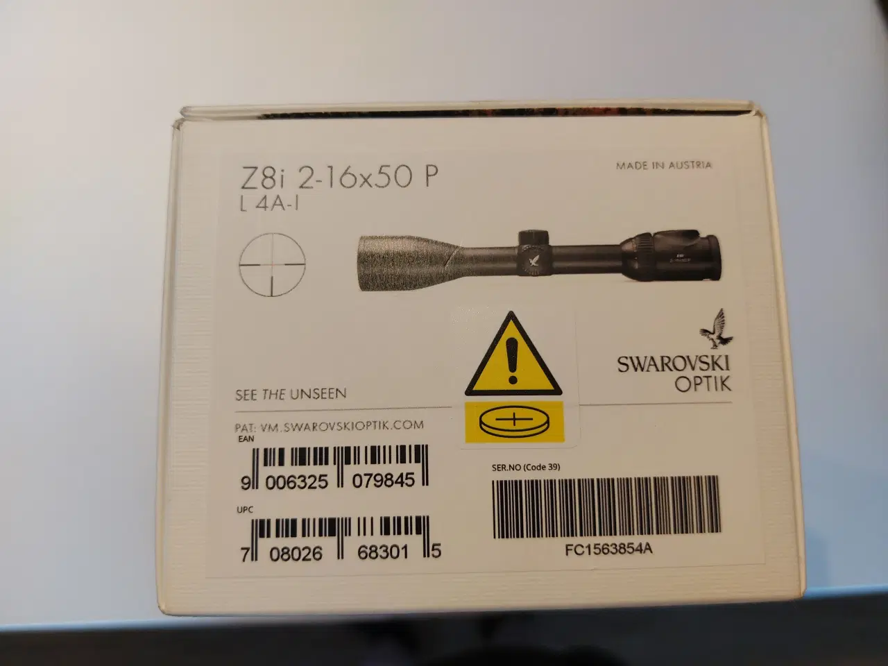 Billede 2 - Ny Swarovski z8i 2-16 50 men blaser montage 