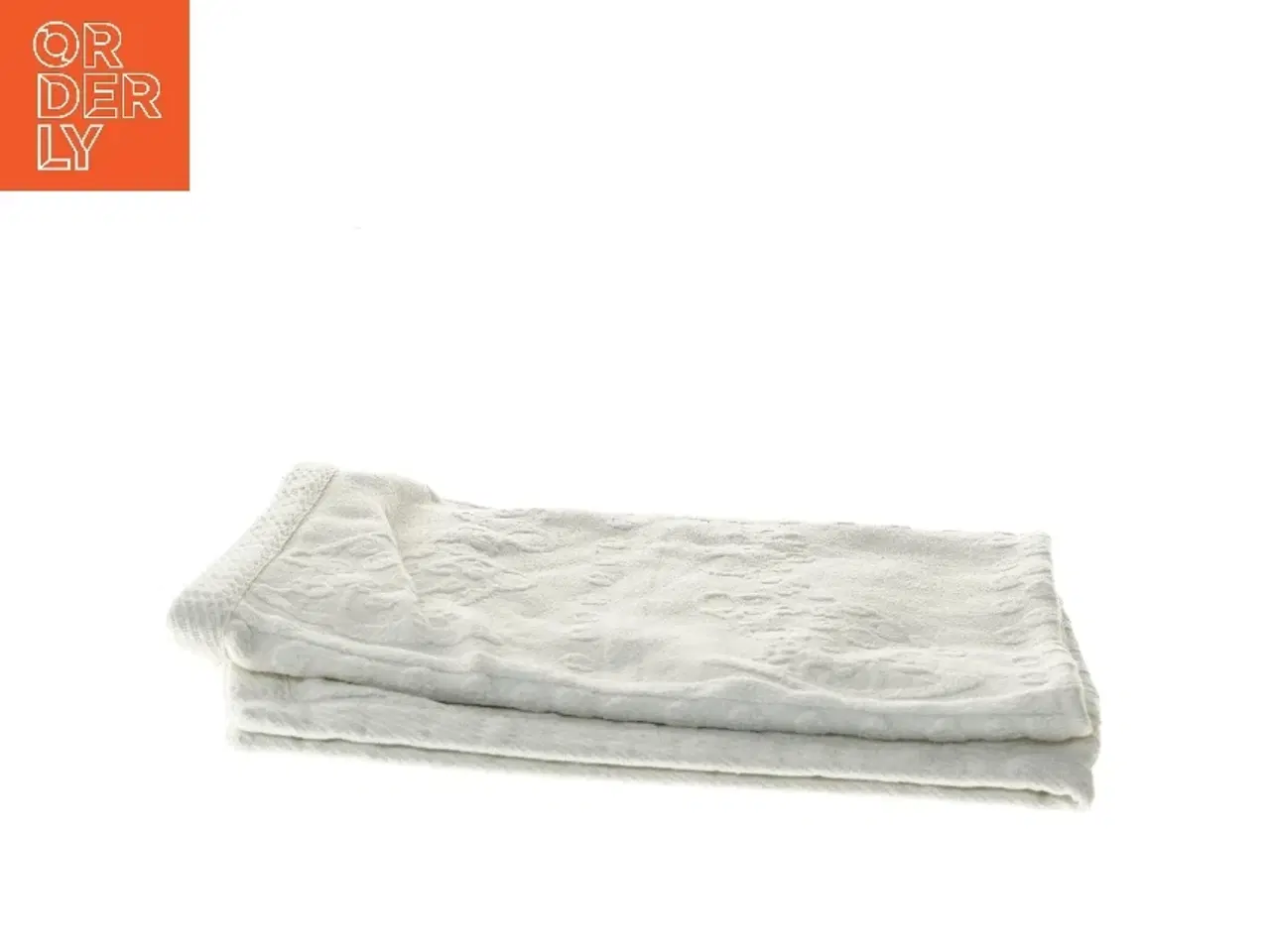 Billede 3 - Hvidt håndklæde fra Maécol (str. 95x68 cm)