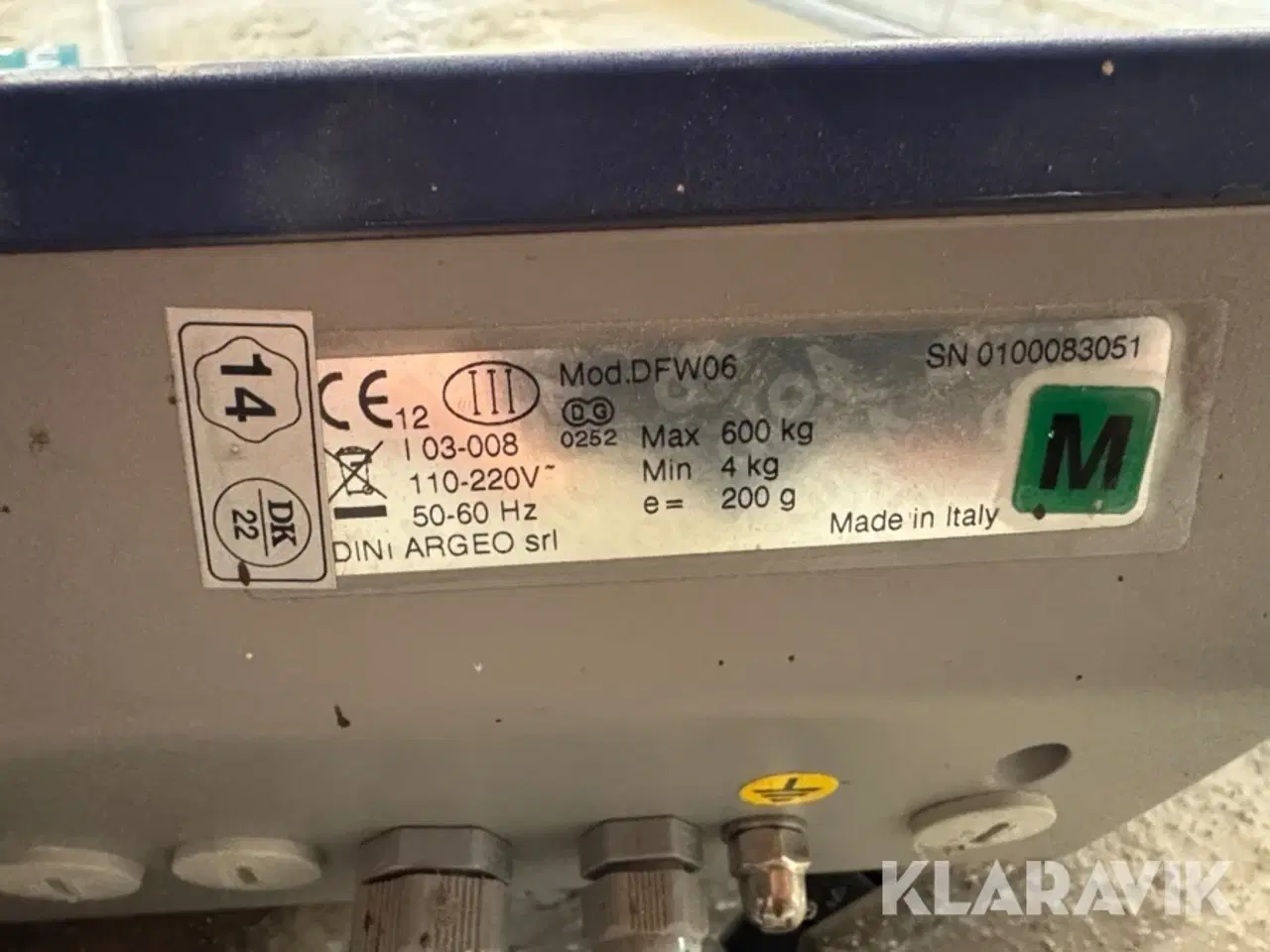 Billede 7 - Elektronisk vægt Trescal DFW06