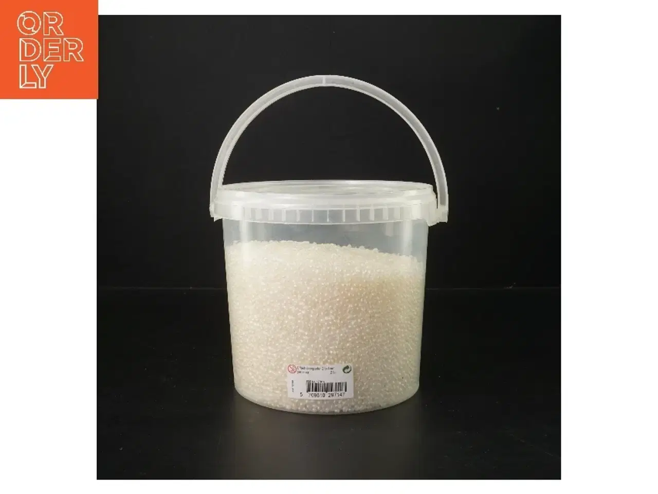 Billede 2 - Spand med glaspartikler fra Sandfactory (str. 2,5L, 2,5-4 mm)