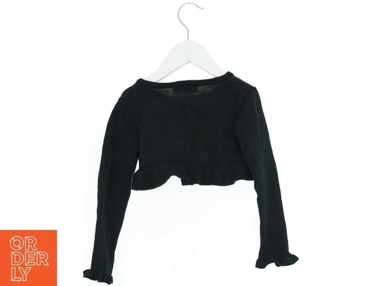 Billede 2 - Sort Cardigan med Flæser til Børn fra H&M (str. 98)