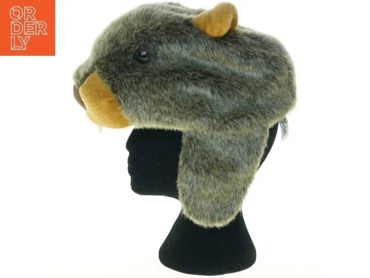 Billede 4 - Bamsehue med gnaverdesign (str. O 20 cm)