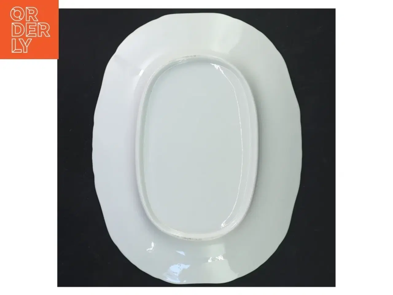 Billede 2 - Gustavberg Blå Blom fad (str. 27x20 cm)