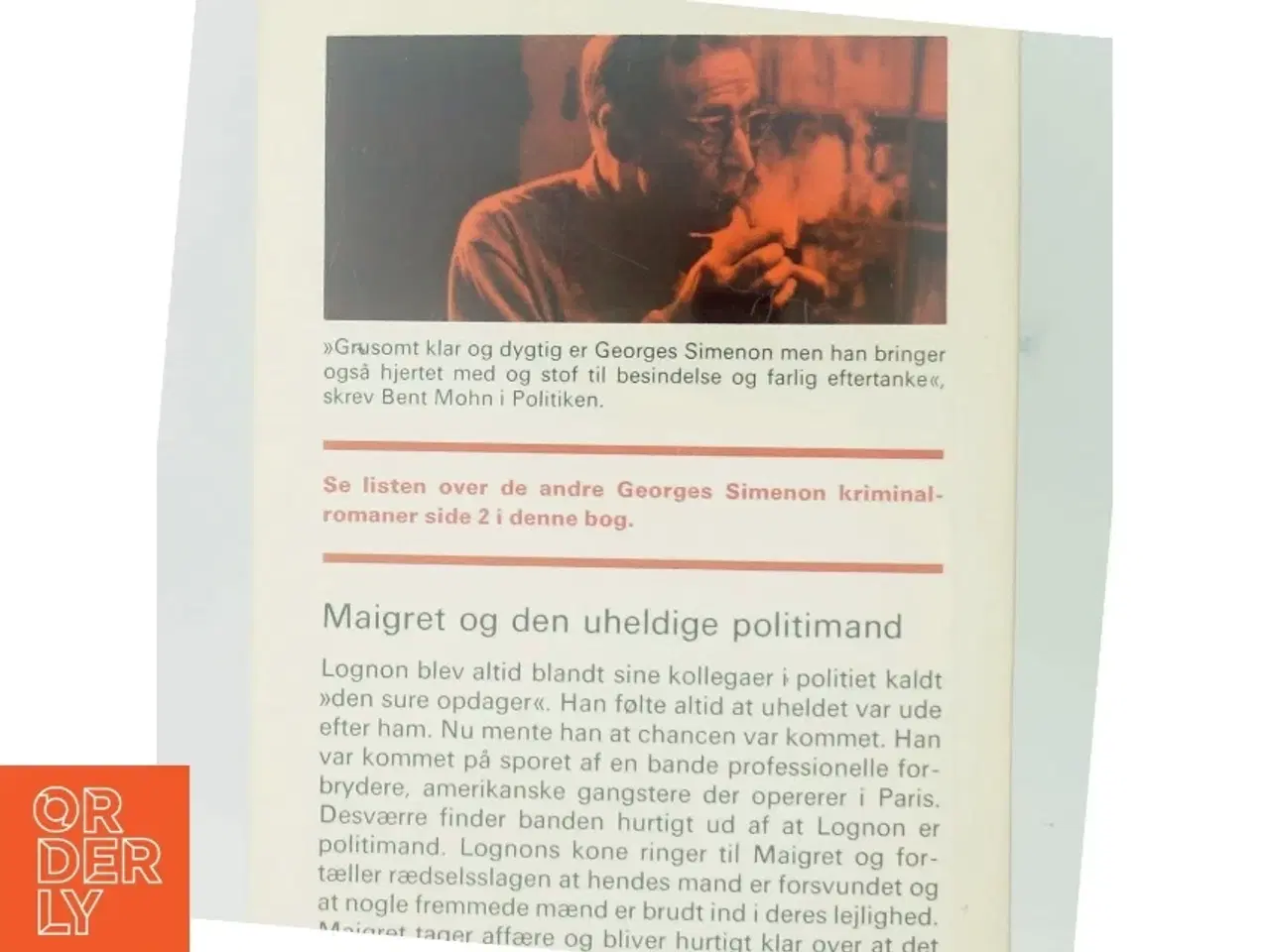 Billede 3 - Maigret og den uheldige politimand af Georges Simenon (Bog)