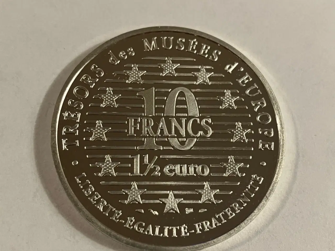Billede 2 - 10 Francs / 1½ Euros 1996 France - Chinese Horseman