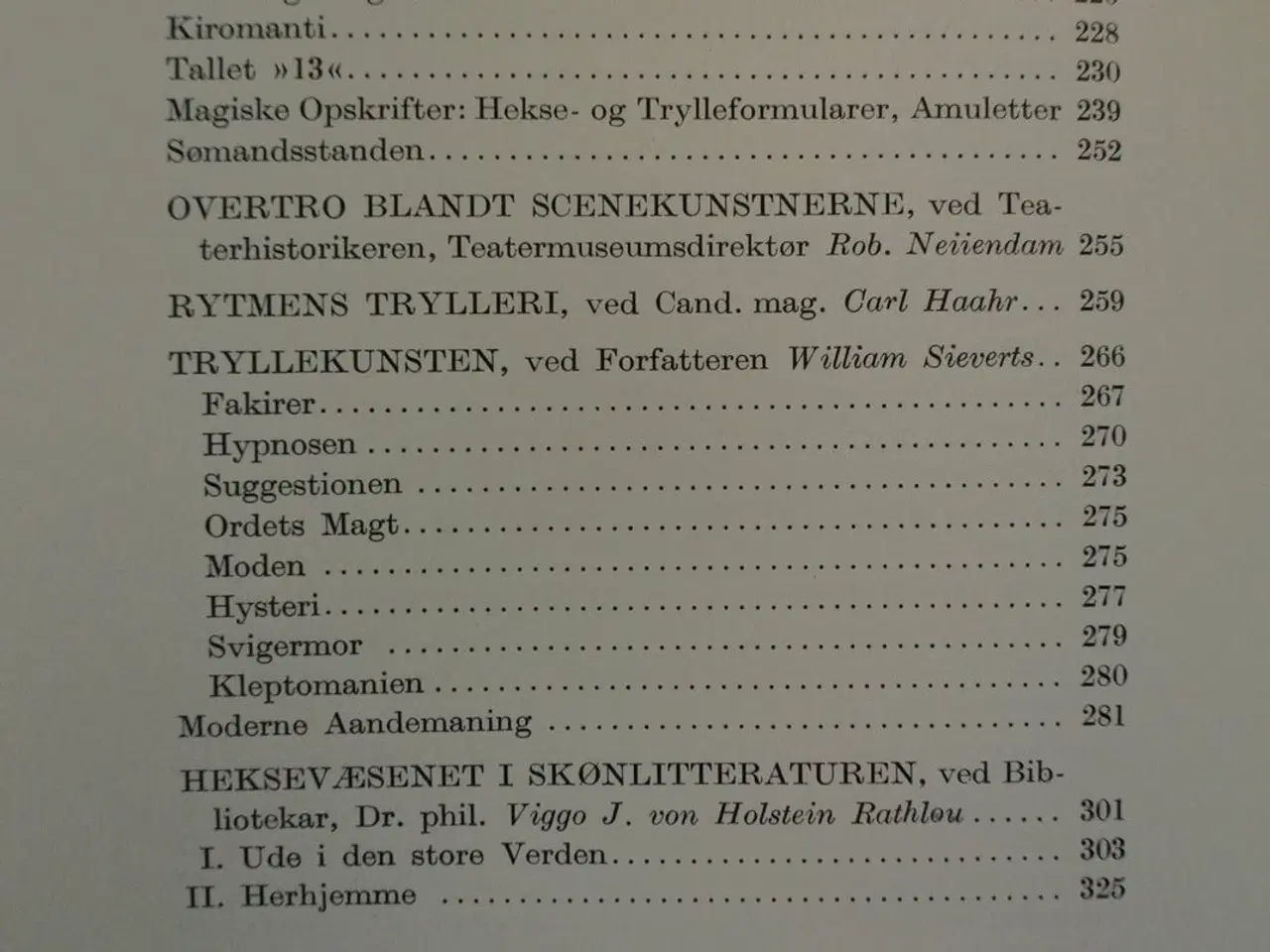Billede 3 - hekseri og overtro gennem tiderne. , red. af willi