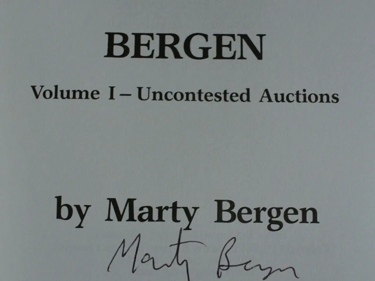 Billede 2 - better bidding with bergen - bridge, by marty berg