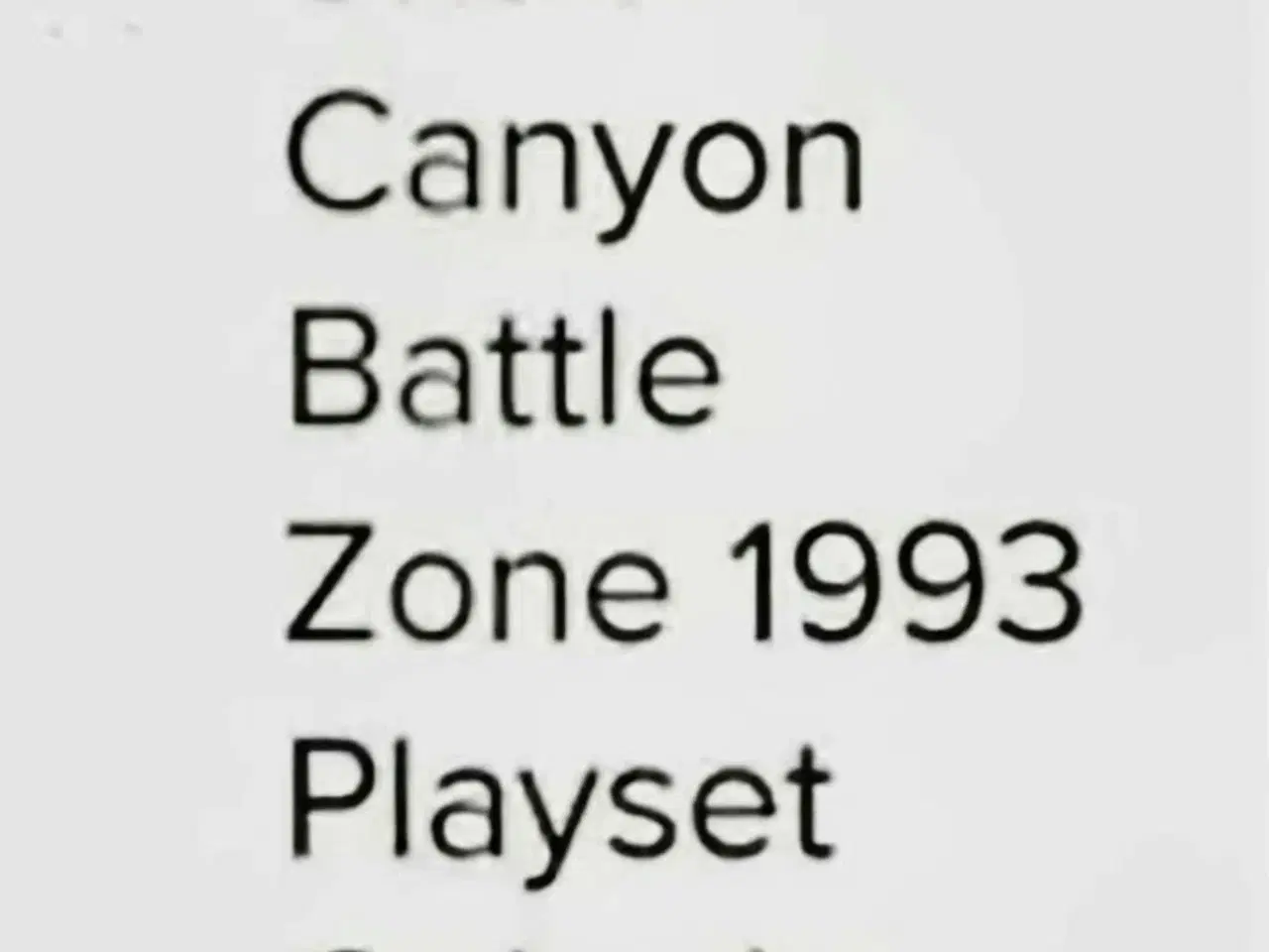 Billede 5 - Skull Canyon Battle Zone 1993 Playset Galoob 