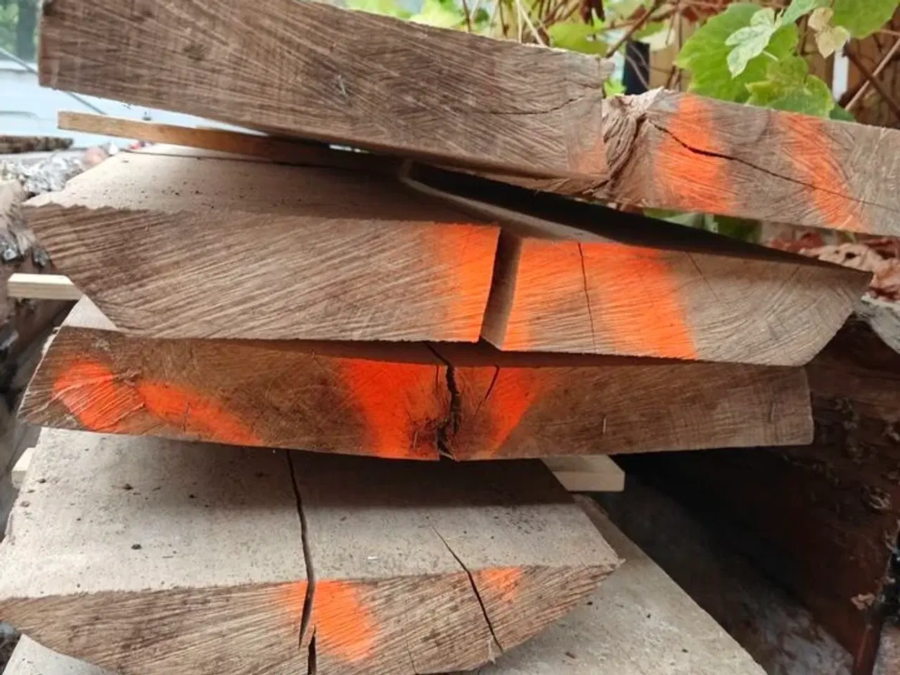 Billede 3 - 6 stk. Bøgetræsplanker str. 300 x 45 x 4,5
