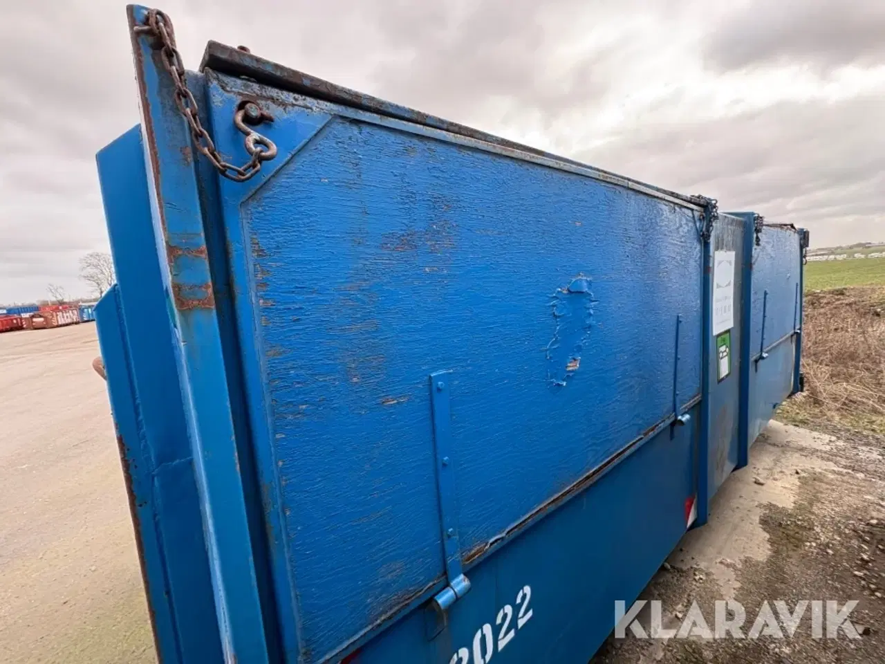 Billede 8 - Lukket affaldscontainer/ophaler 22m3