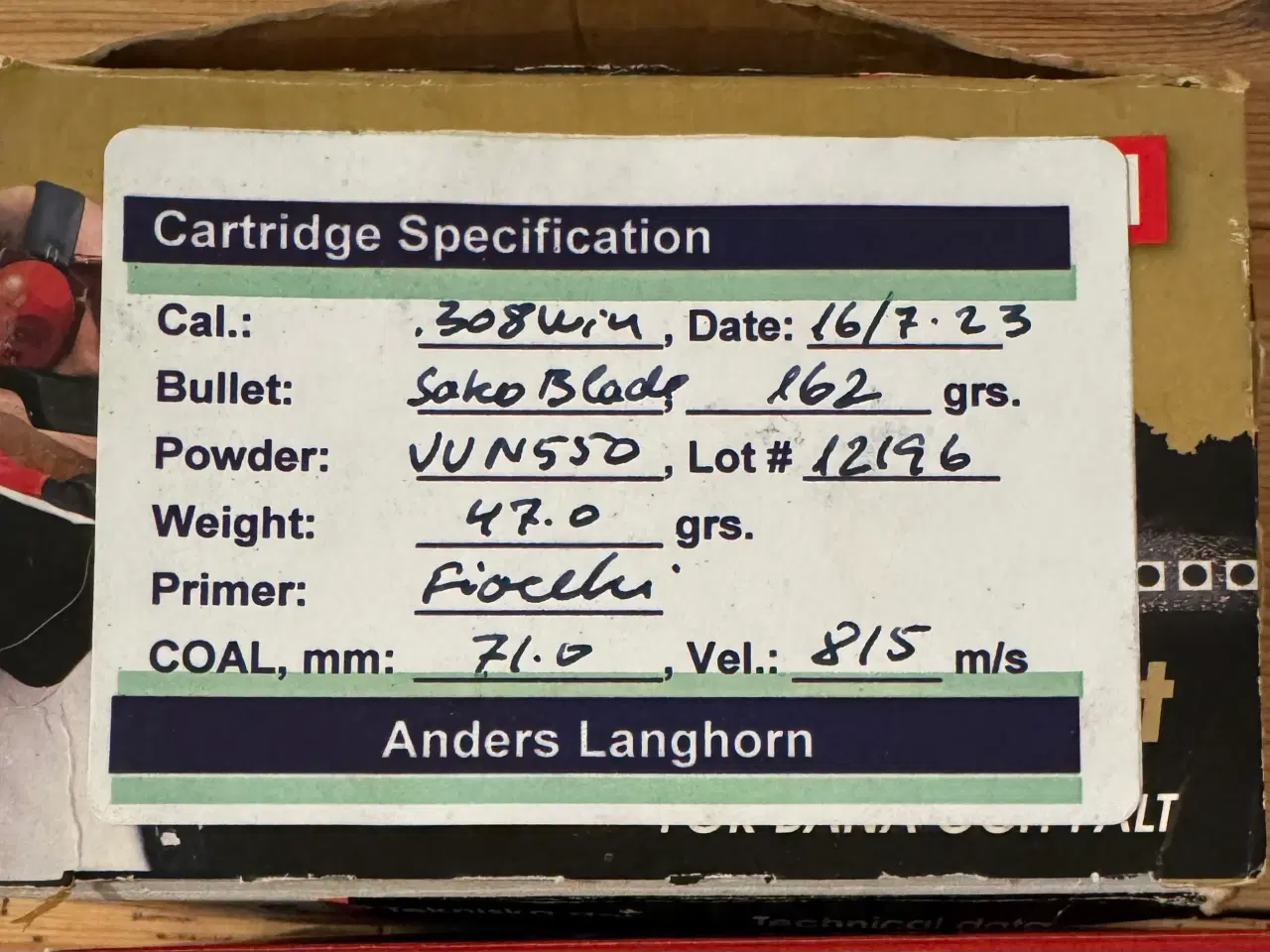 Billede 2 - SAKO Powerhead Blade, 308W