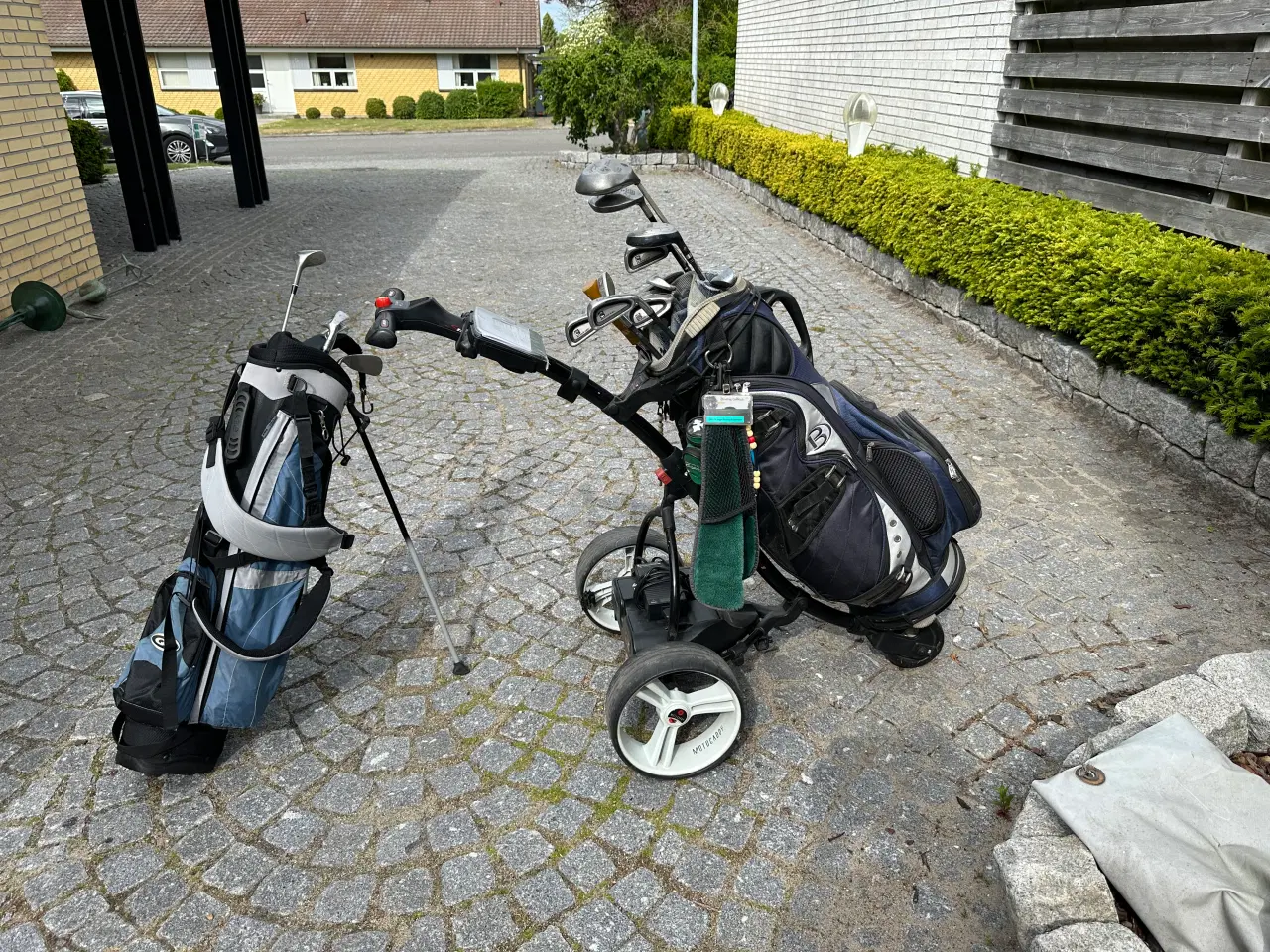 Billede 5 - Motocaddy M1 Sort Elektrisk golfvogn og Bag