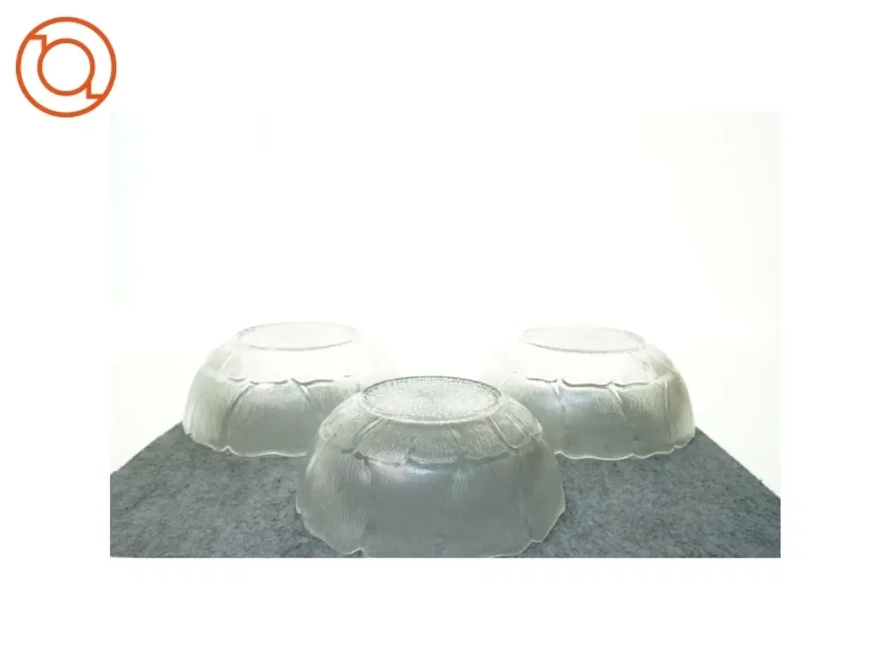 Billede 3 - Glasskåle (str. 23 cm 26 cm 26 x 9 cm)