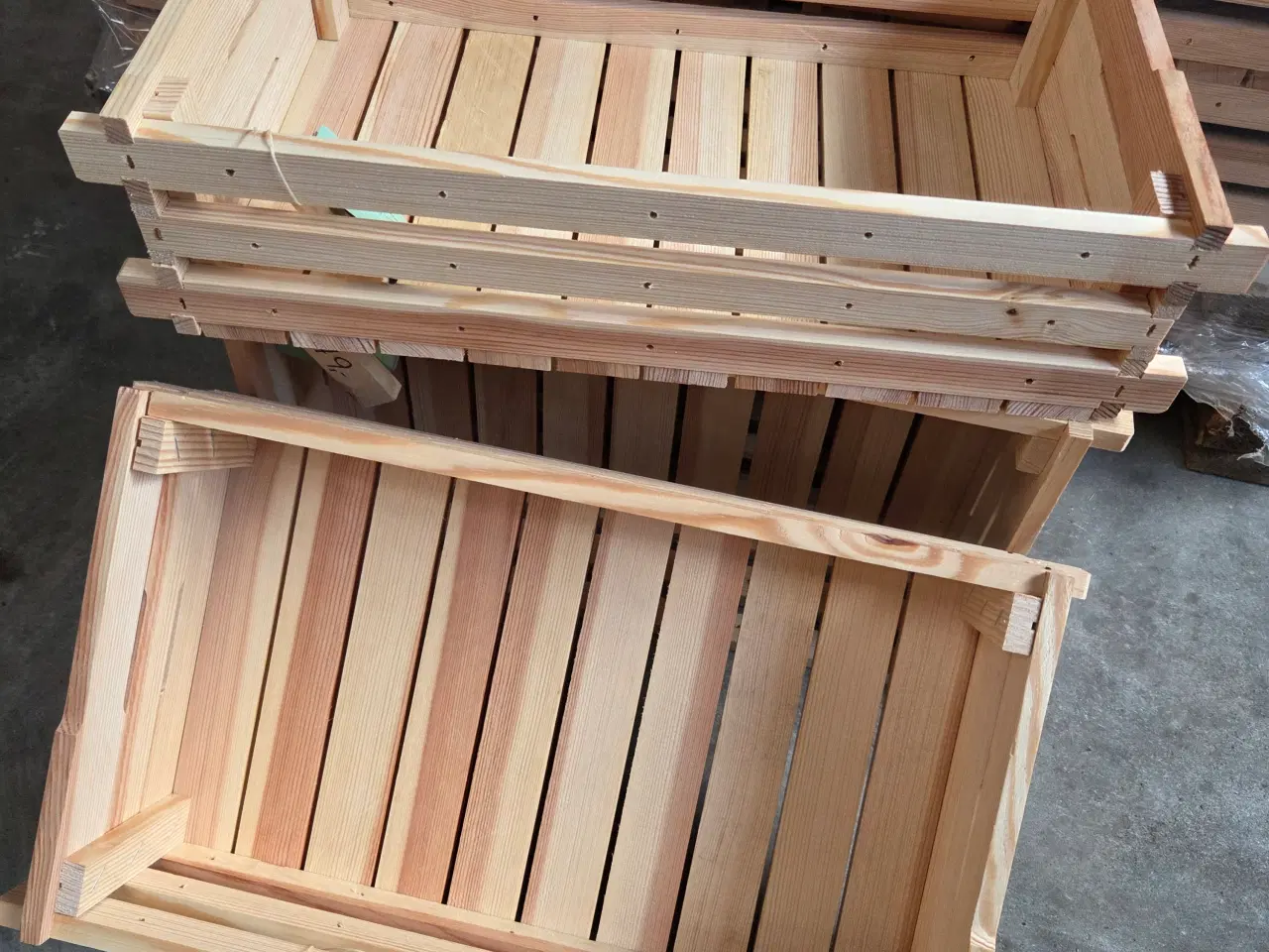 Billede 1 - Opbevaringskasser / dekorationskurve  - REST PARTI