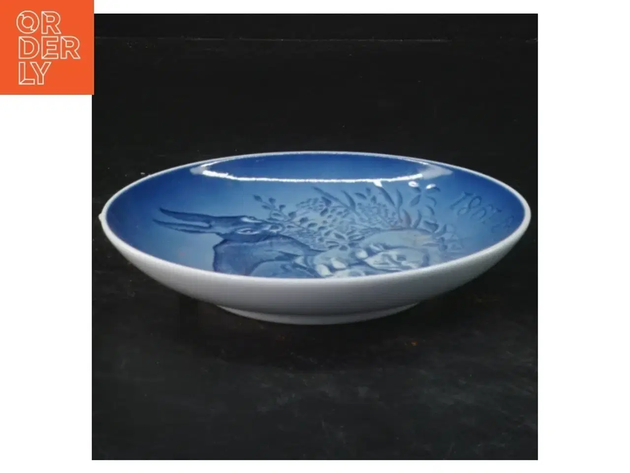 Billede 2 - Mors Dag tallerken fra 1987 fra Copenhagen Porcelain (str. Ø 15 cm)