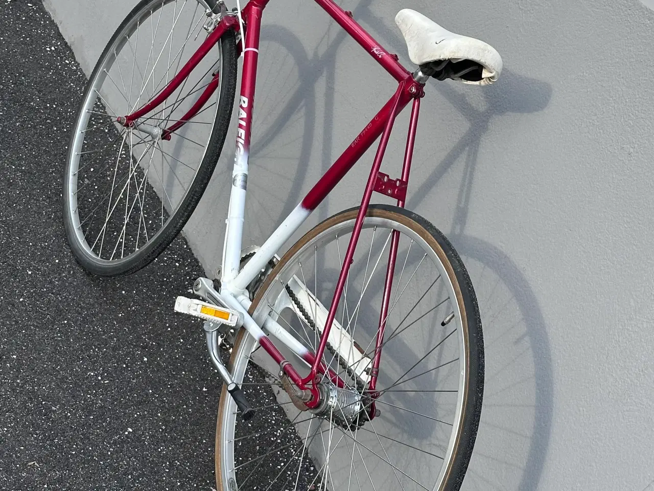 Billede 7 - Rød og hvid Raleigh Sprite Oro herre retrocykel