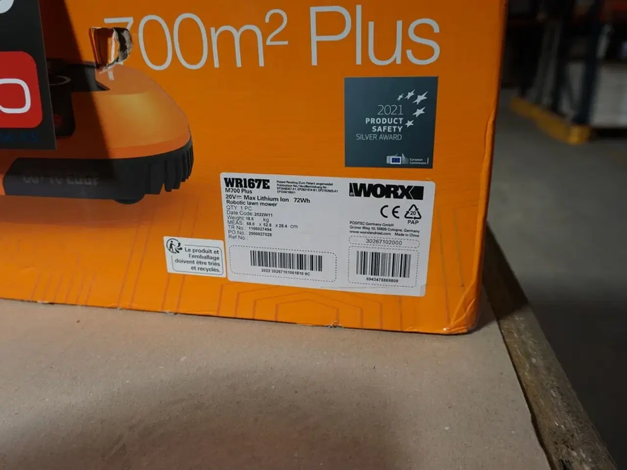 Billede 9 - Worx Landroid M700 Plus WR167E Robotplæneklipper