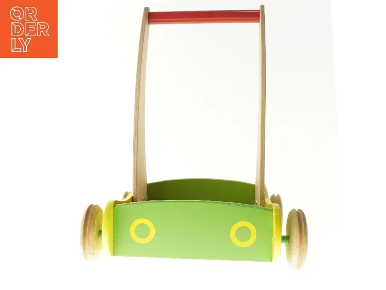 Billede 2 - Træ gåvogn med klodser fra Br (str. 38x32 cm)