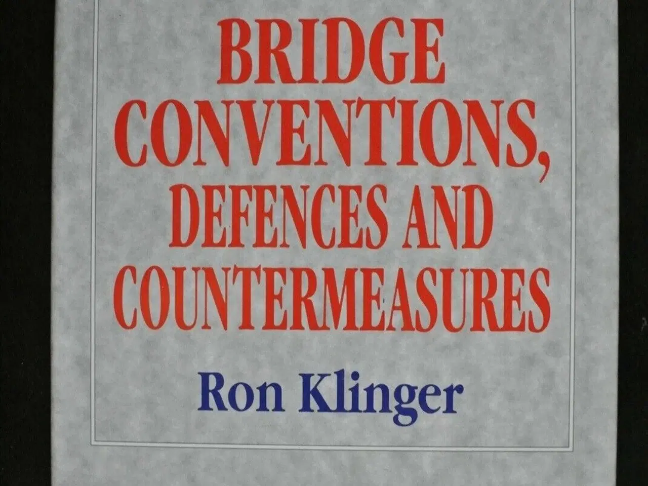 Billede 1 - bridge conventions, defences and countermeasures, 