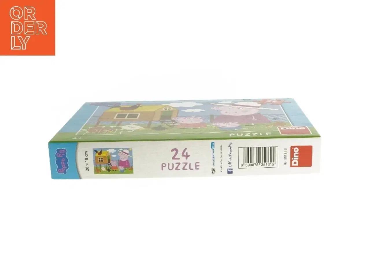 Billede 2 - Peppa Pig puslespil med 24 brikker fra Dino (str. 24 brikker cm)