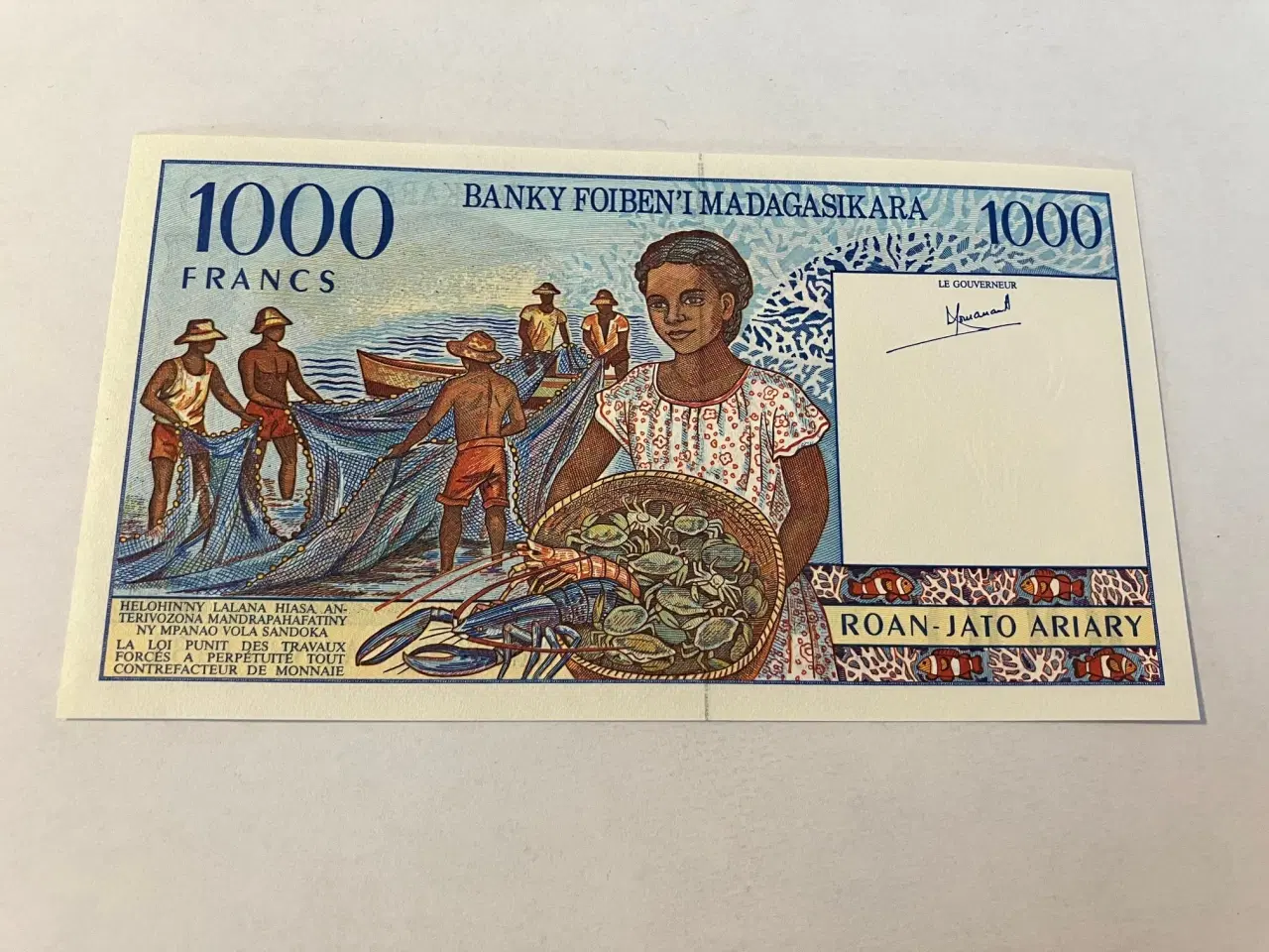 Billede 2 - 1000 Francs Madagascar