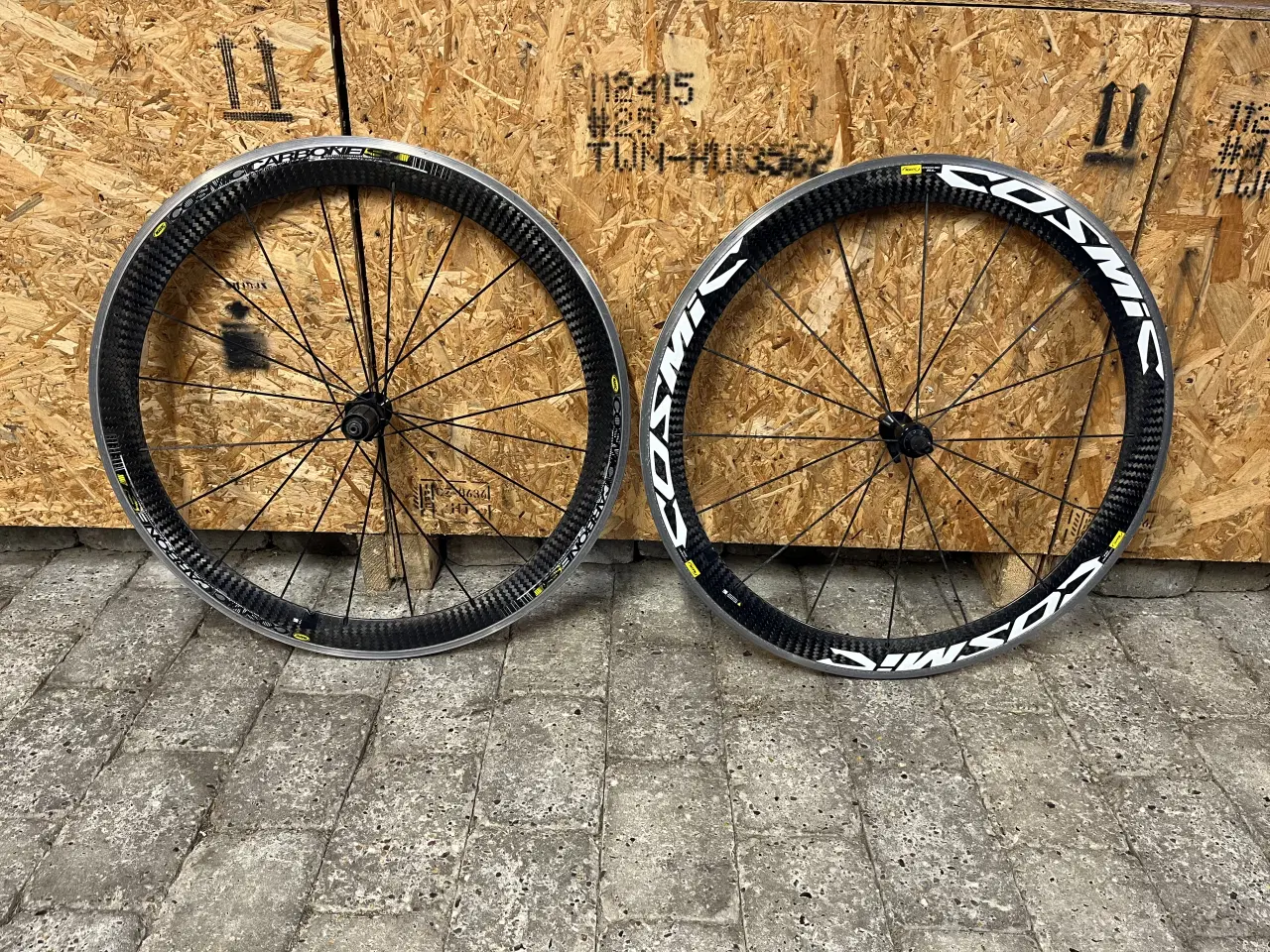 Billede 1 - Mavic Cosmic SL hjulsæt Carbon alu bremsekant