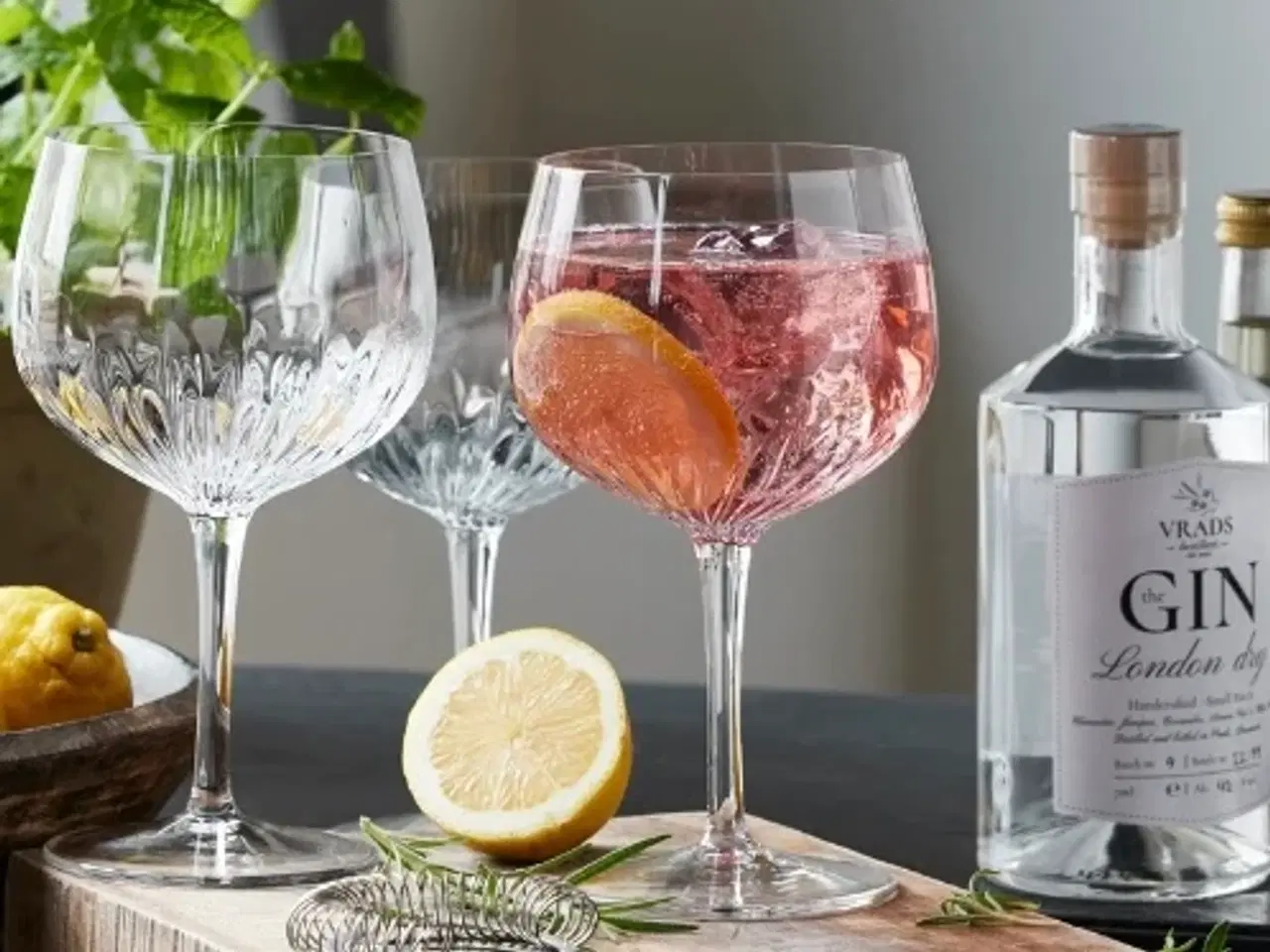 Billede 3 - Luigi Bormioli gin og tonic glas 6 stk