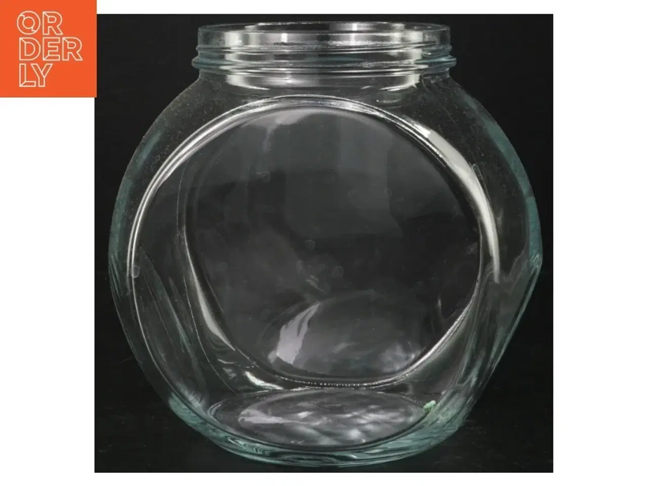 Billede 1 - Glas opbevaringskrukke (str. H 17 cm)