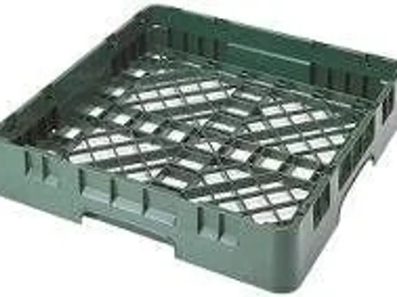 Billede 1 - 4 stk. Kop- og glaskurv 500x500 mm grøn Cambro