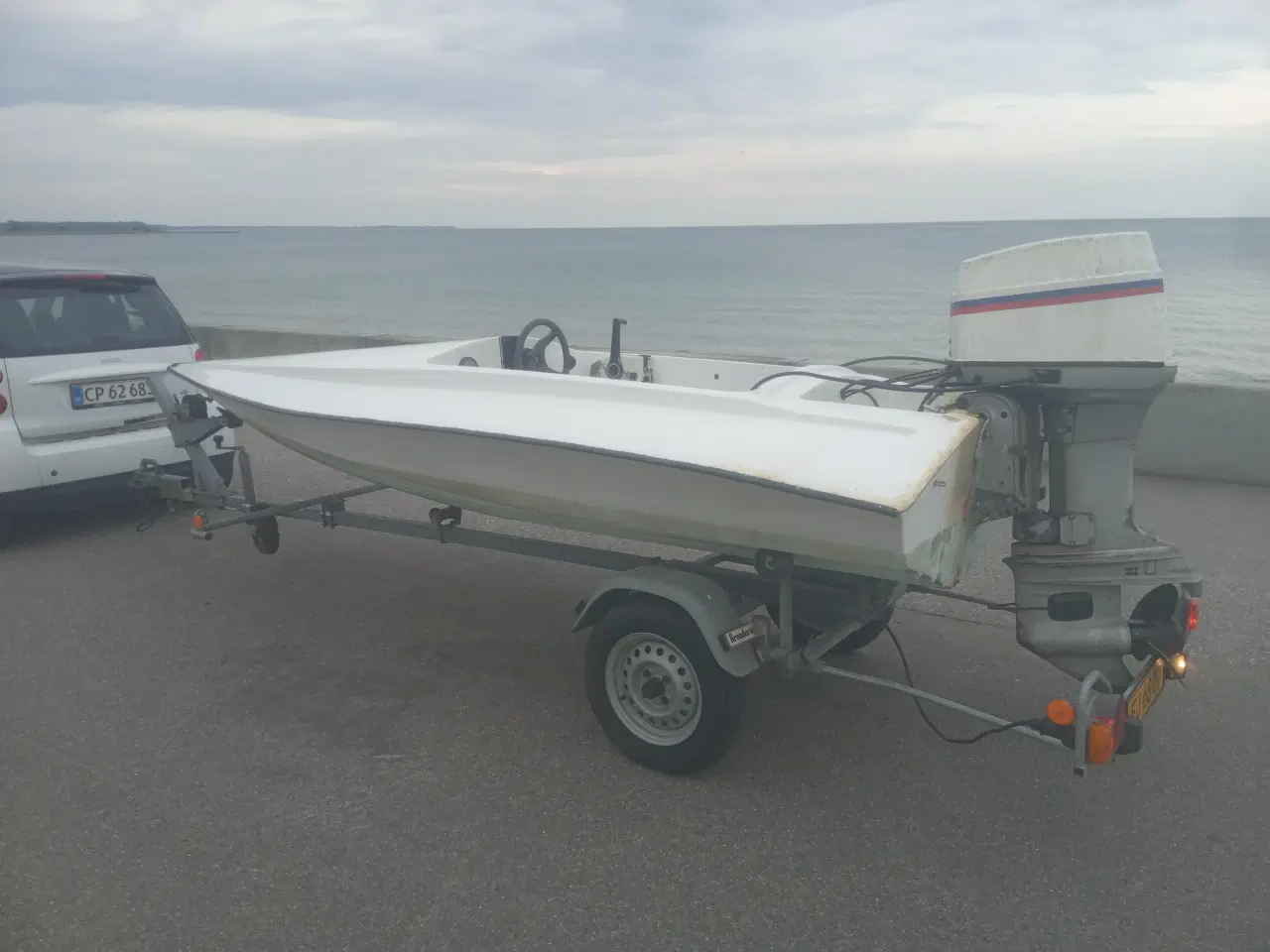 Billede 3 - 70hk speedbåd med ekstra motor og trailer