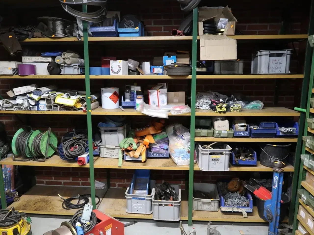 Billede 1 - 3 fag lagerreoler uden indhold