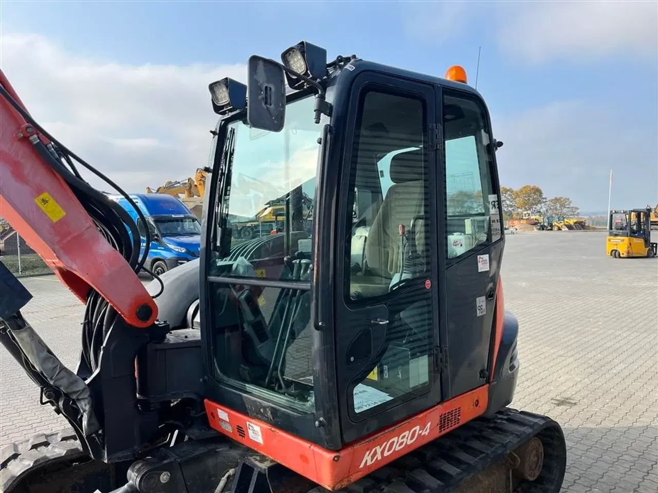 Billede 8 - Kubota KX080-4 Rotortilt centralsmørring