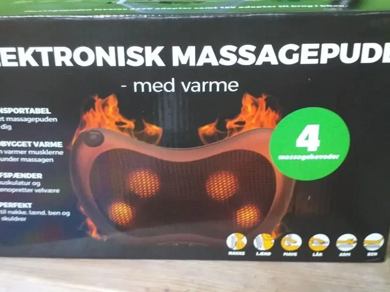 Billede 1 - L) Elektronisk massagepude med varme