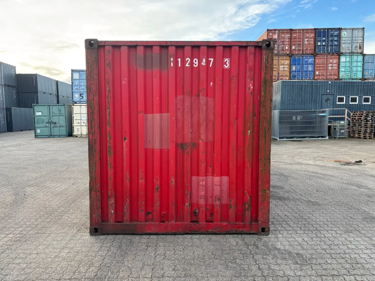 Billede 4 - 20 fods Container- ID: Rød - 112947-3