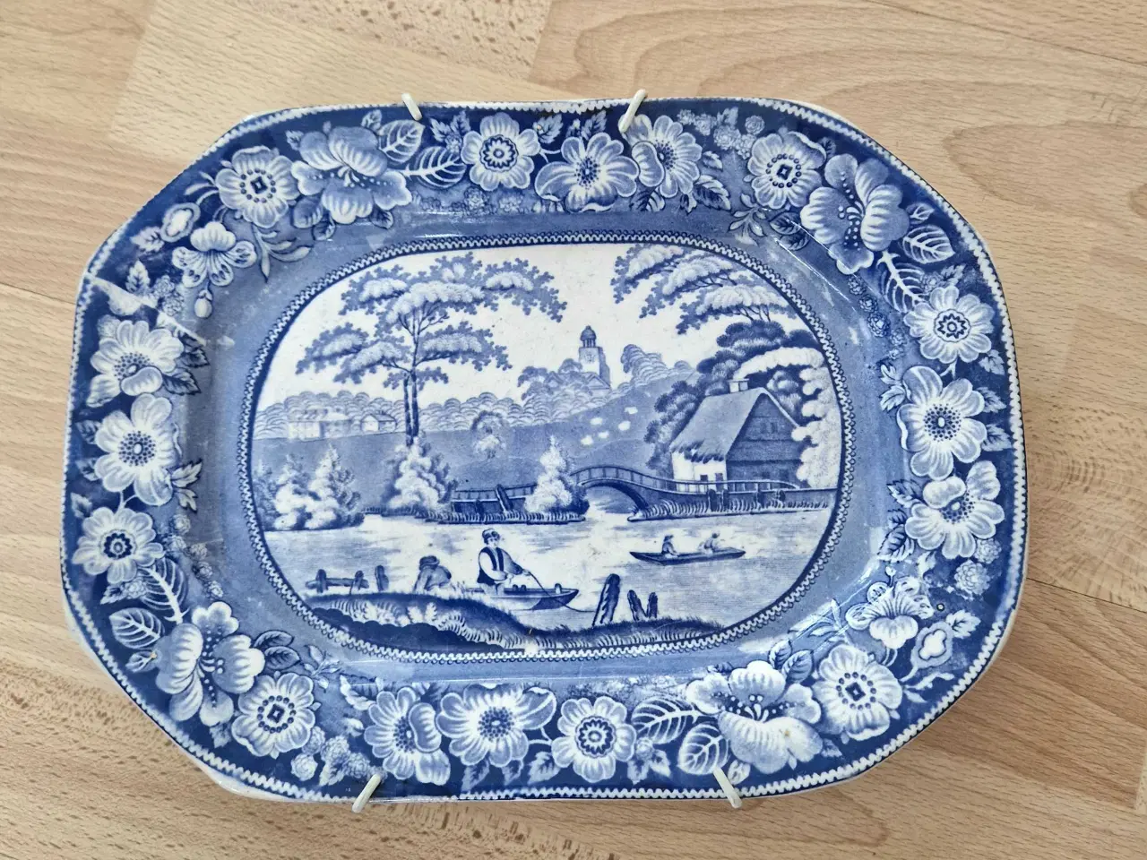 Billede 1 - Antikt engelsk fad fra 1800 tallet