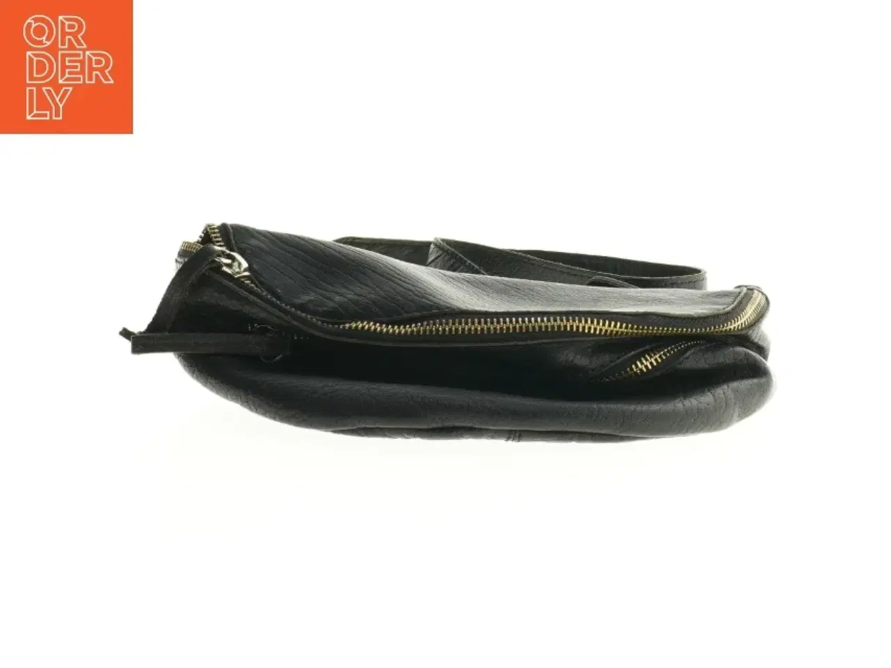 Billede 5 - Sort læder bælte taske fra Belsac (str. 27 x 14 cm)
